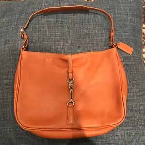 EUC Coach shoulder leather shoulder bag